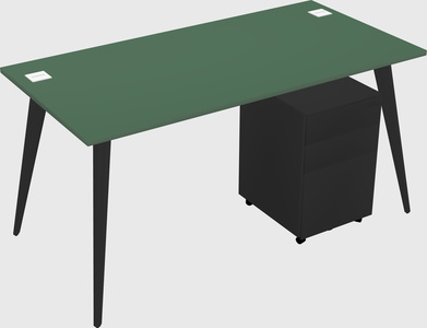Bureau rectangulaire moderne