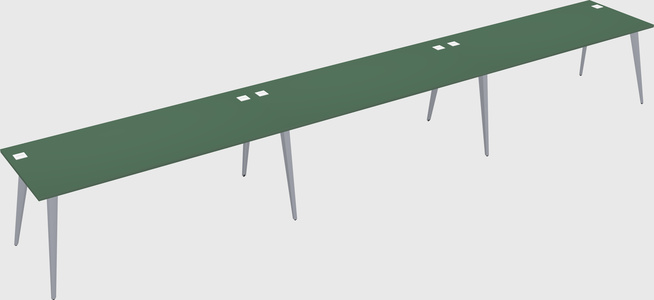 Modern rectangular office desk