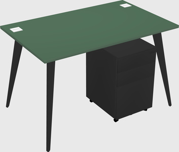 Bureau rectangulaire moderne