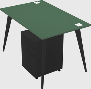Bureau rectangulaire moderne