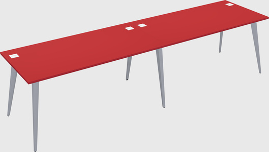 Modern rectangular office desk