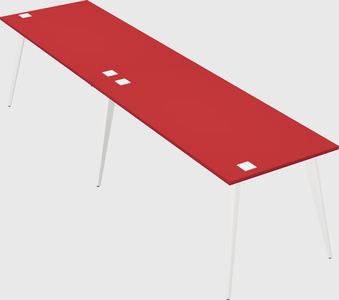 Modern rectangular office desk
