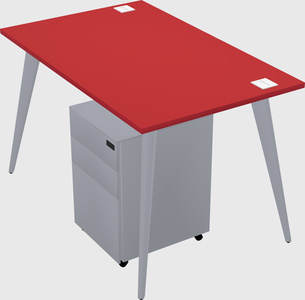 Bureau rectangulaire moderne