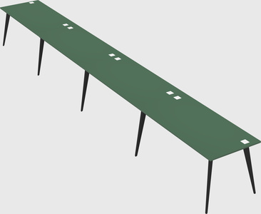 Modern rectangular office desk