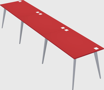 Modern rectangular office desk