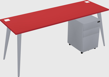 Modern rectangular office desk