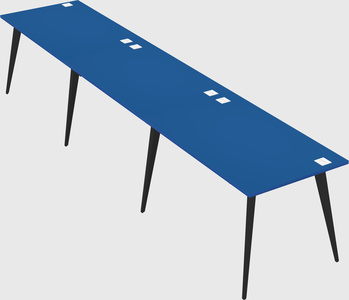 Bureau rectangulaire moderne