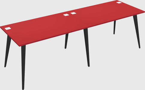 Modern rectangular office desk