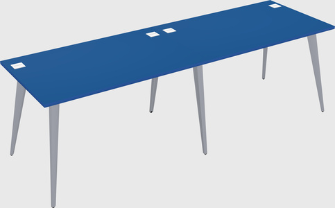 Bureau rectangulaire moderne