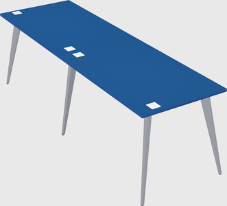 Bureau rectangulaire moderne