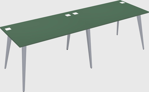 Modern rectangular office desk