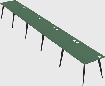 Modern rectangular office desk