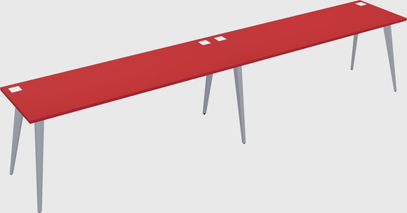Modern rectangular office desk