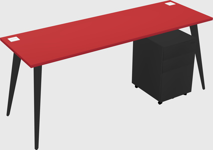 Bureau rectangulaire moderne