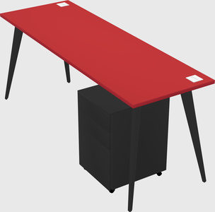 Bureau rectangulaire moderne
