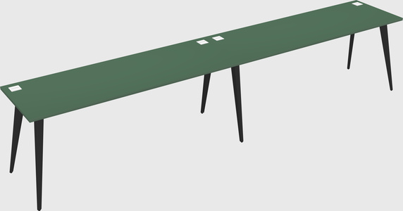 Modern rectangular office desk