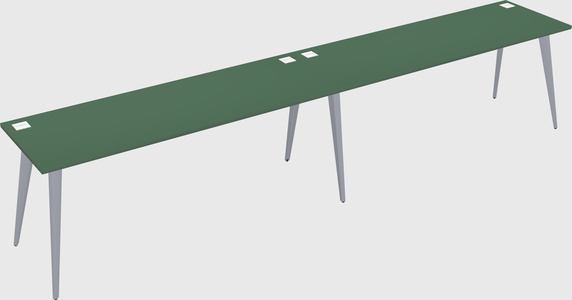 Bureau rectangulaire moderne