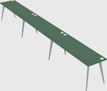Modern rectangular office desk