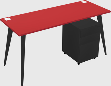Modern rectangular office desk