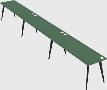 Modern rectangular office desk