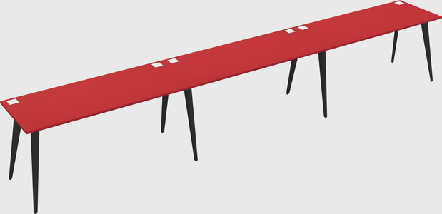 Modern rectangular office desk