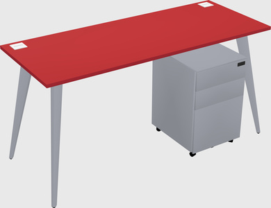 Bureau rectangulaire moderne
