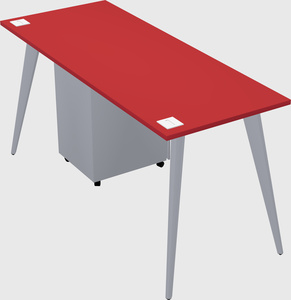 Bureau rectangulaire moderne