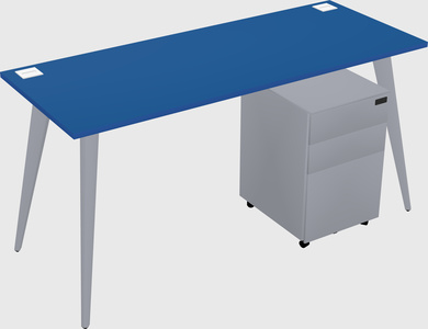 Modern rectangular office desk