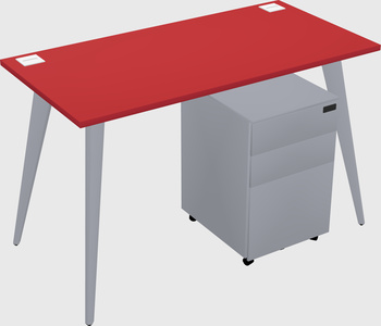 Modern rectangular office desk