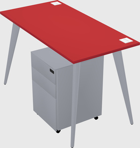 Modern rectangular office desk