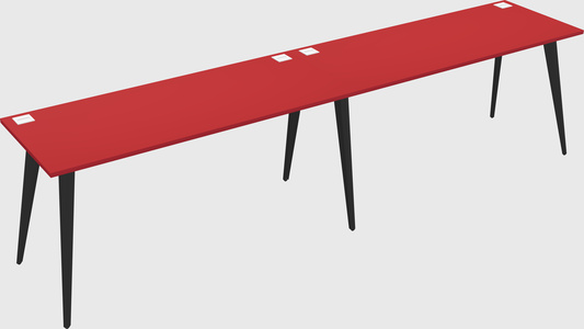Modern rectangular office desk