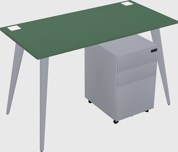 Modern rectangular office desk