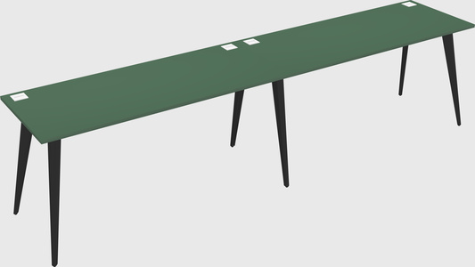 Bureau rectangulaire moderne