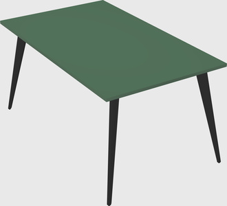 Bureau rectangulaire moderne