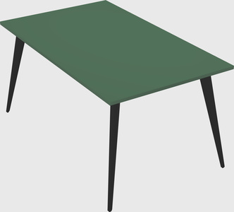 Bureau rectangulaire moderne