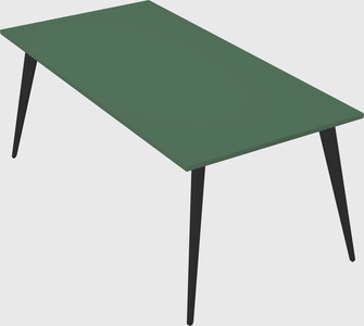 Modern rectangular office desk