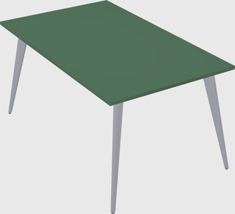 Bureau rectangulaire moderne