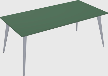 Bureau rectangulaire moderne