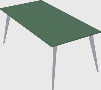 Bureau rectangulaire moderne