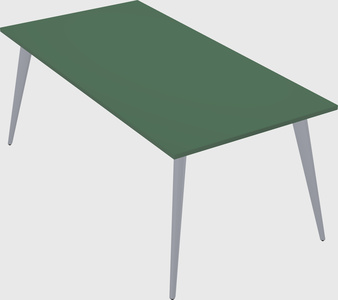 Bureau rectangulaire moderne