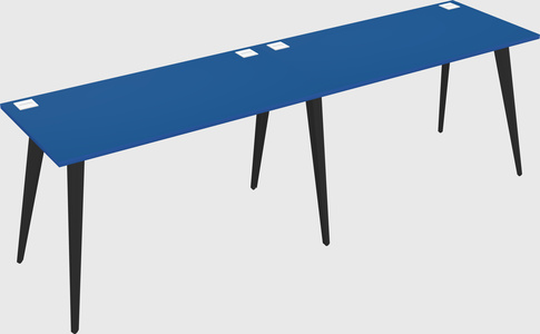 Modern rectangular office desk