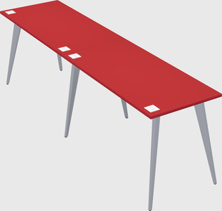 Bureau rectangulaire moderne
