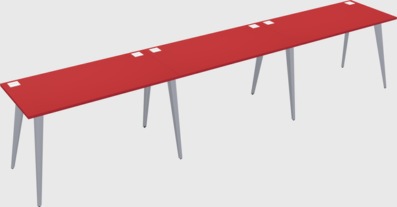 Bureau rectangulaire moderne
