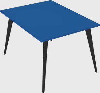 Bureau rectangulaire moderne