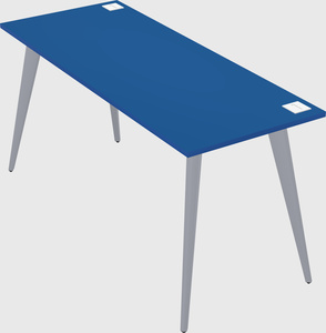 Bureau rectangulaire moderne