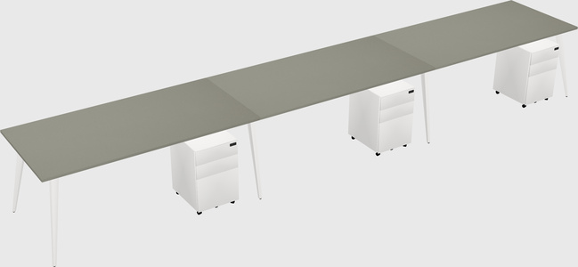 Modern rectangular office desk