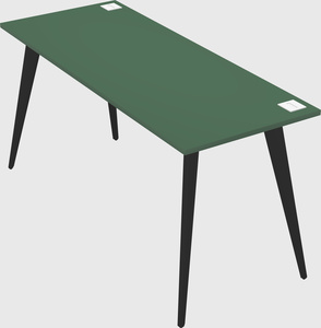 Bureau rectangulaire moderne