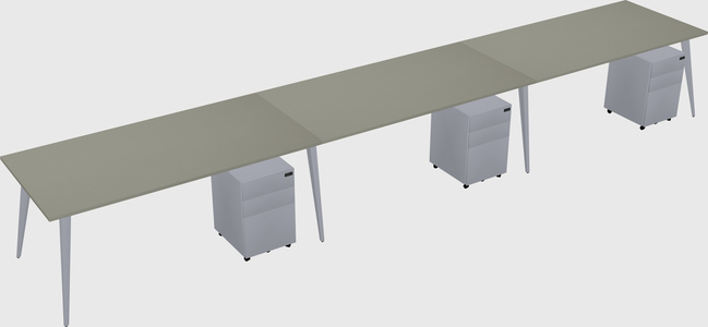 Modern rectangular office desk