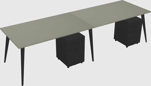 Modern rectangular office desk