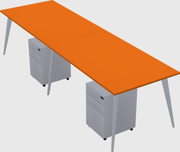 Modern rectangular office desk